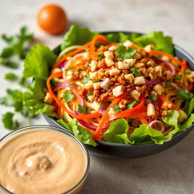 Pecel Salad (Gado Gado Recipe) - Easy Peanut Sauce